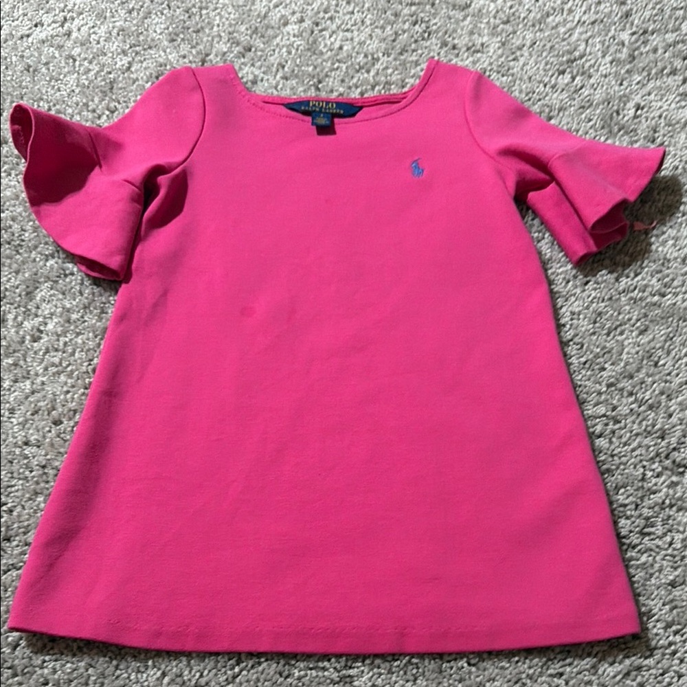 Ralph Lauren Pink Ruffle Sleeve dress